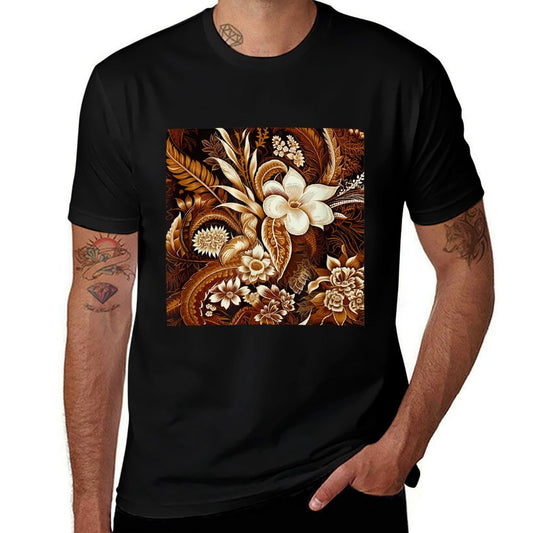 Traditional Batik Pattern Design Indonesian  Quick-drying T-Shirt