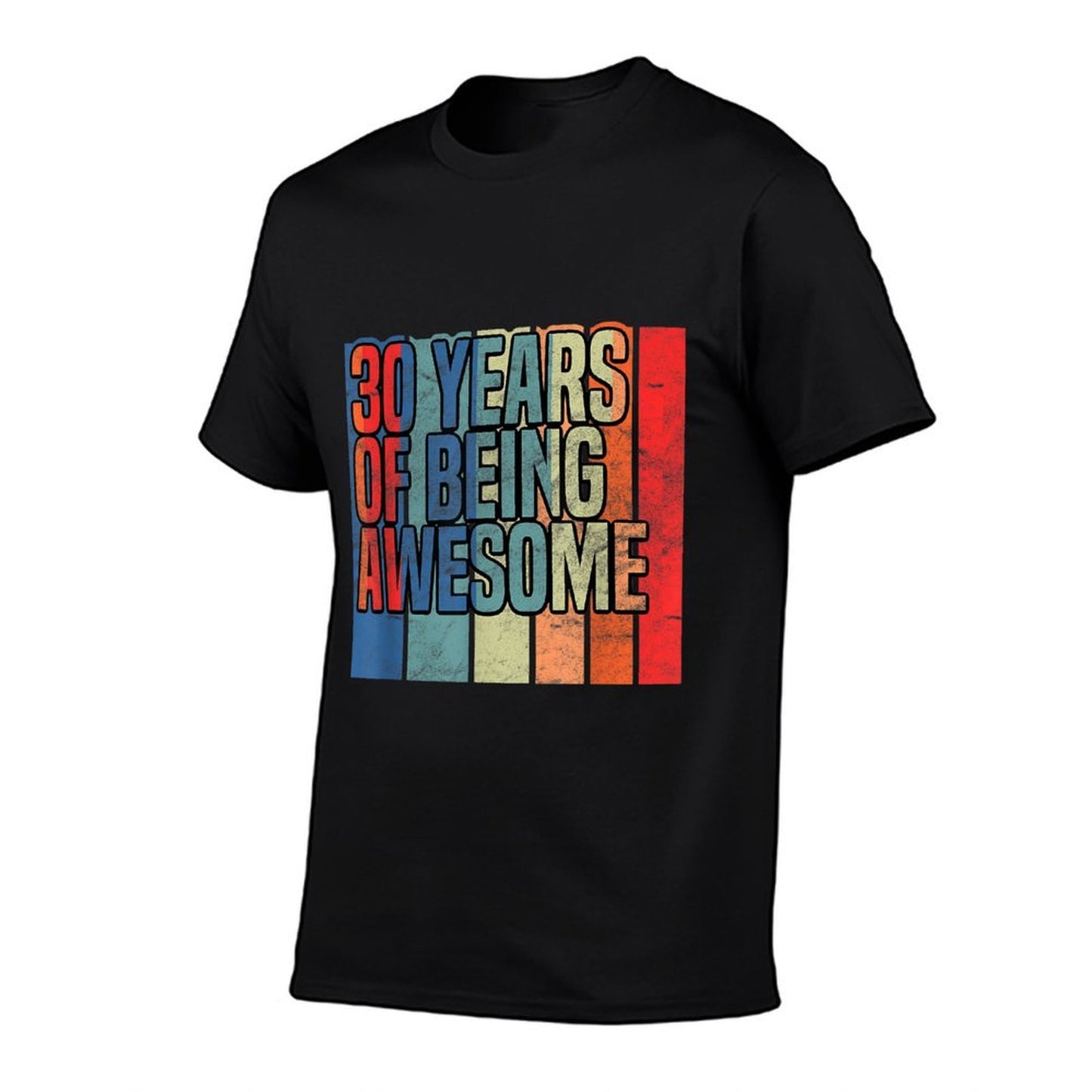 30th Birthday 30 Years of Being Awesome Funny Party  Tagless Design T-Shirt