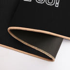 It's Lights Out And Away We Go! - Classy Version  Anti-Trip Bath Mat