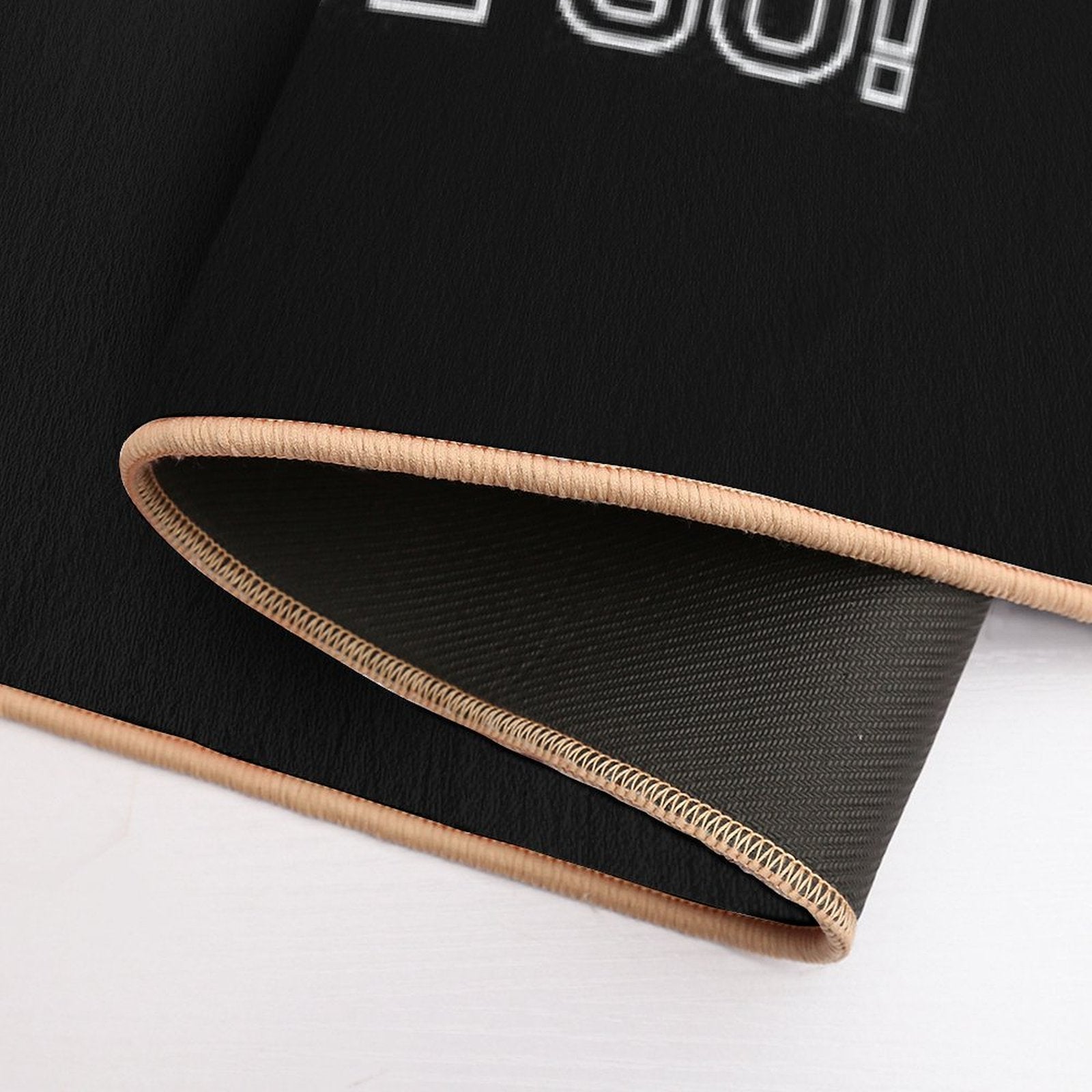 It's Lights Out And Away We Go! - Classy Version  Anti-Trip Bath Mat