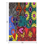 Graphic Design Pacthwork Pattern Anti-pilling Throw Blanket