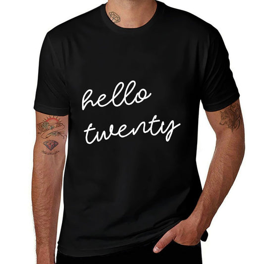 20th Birthday - Hello Twenty  Moisture-wicking T-Shirt