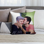 Bromance Is Romance Soft Reinforced Edging Throw Pillow