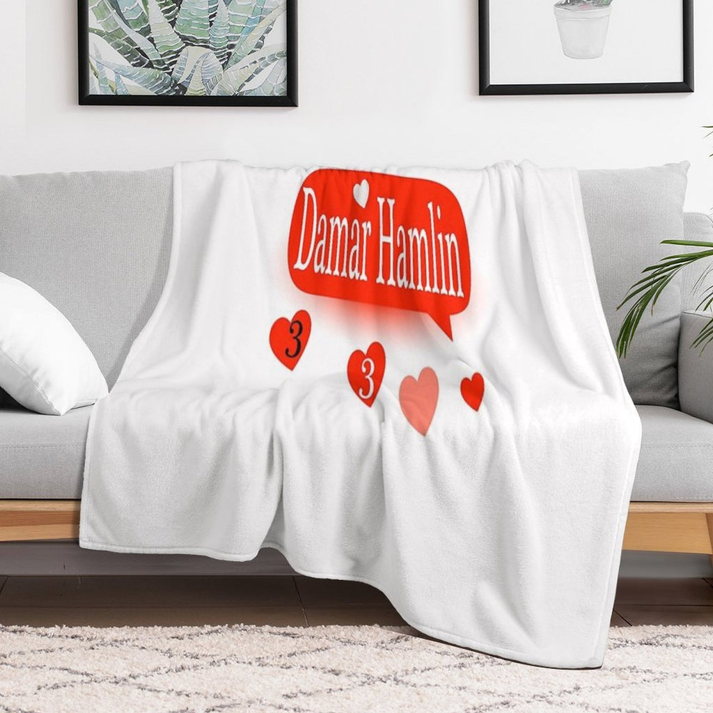 DAMAR HAMLIN 3 Shrink-resistant Throw Blanket