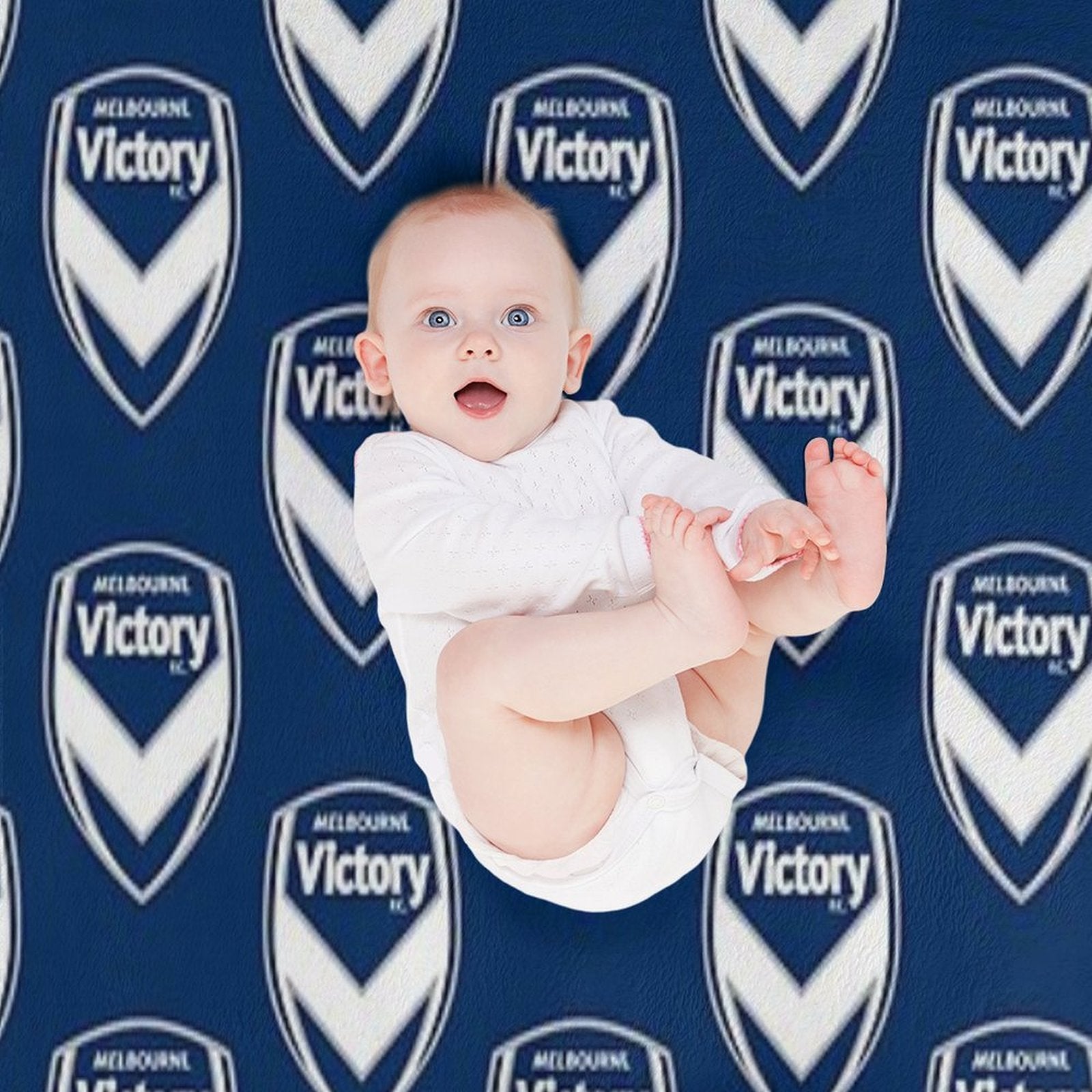 MELBOURNE VICTORY FC Quick-dry Throw Blanket