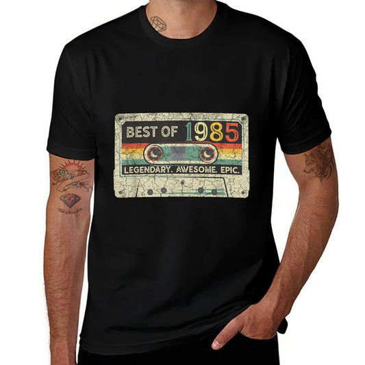 Vintage 1985 Limited Edition Cassette Tape 38th Birthday  Durable T-Shirt