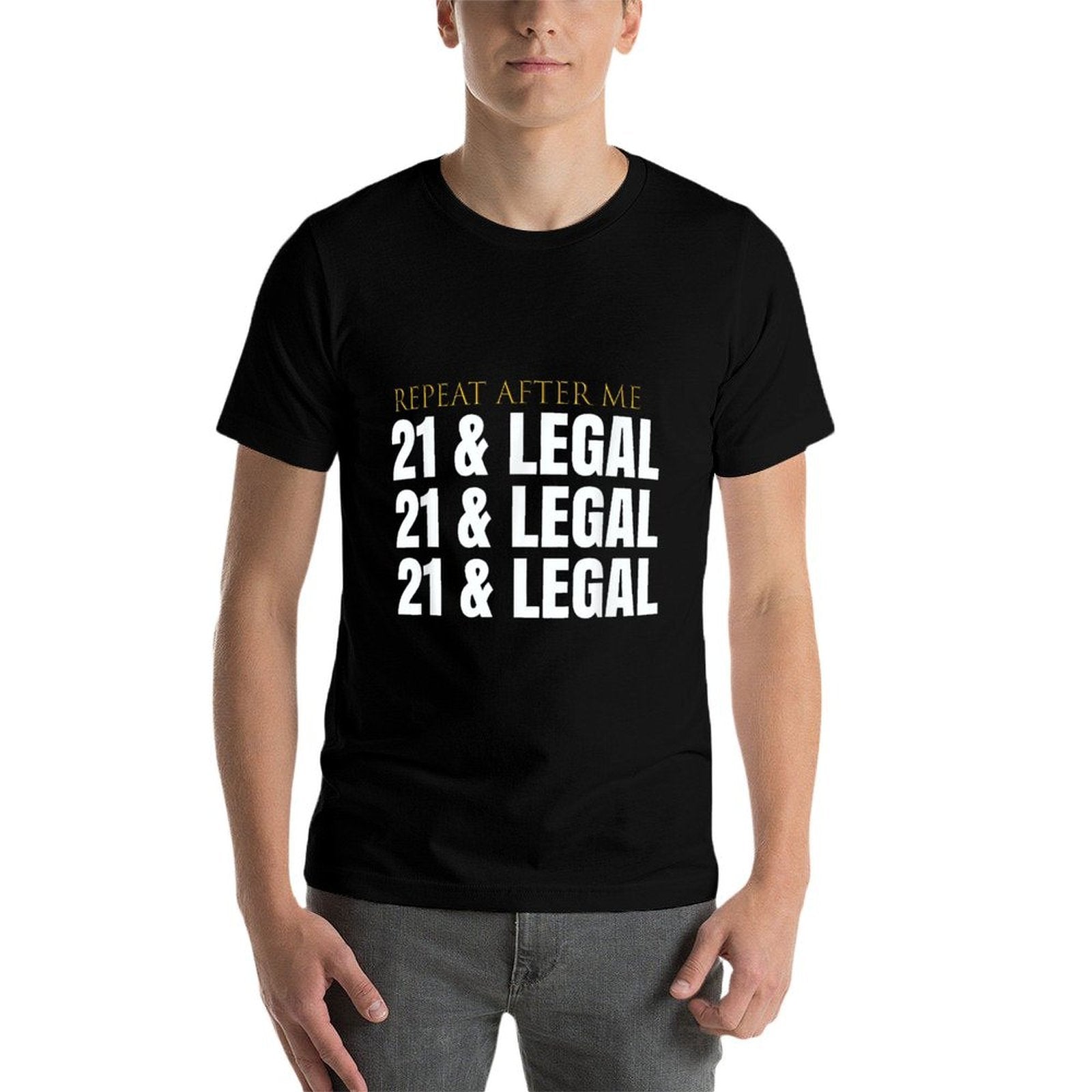 COOL 21 & LEGAL 21st Birthday Party Outfit Gift Idea  Relaxed-fit T-Shirt
