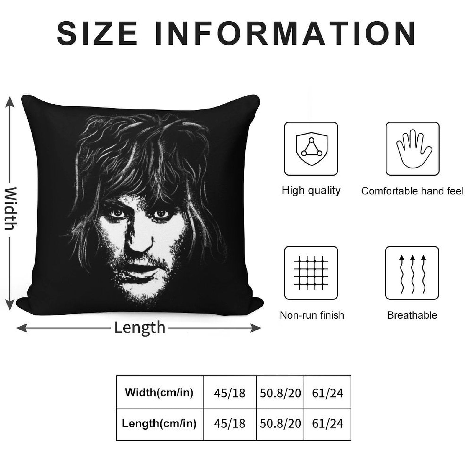 Portrait of Noel Fielding Soft Bedroom Essential Throw Pillow