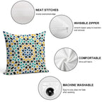 Alhambra Tessellation Soft Skin-Friendly Throw Pillow