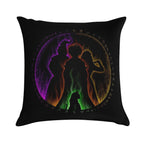 Hocus Pocus Sanderson Sisters And Binx Soft Decorative Cover Throw Pillow