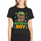 9th Birthday 9 Years Old Video Gamer Pixel Birthday Boys  Moisture-wicking T-Shirt