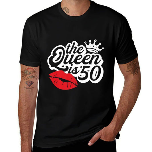 The Queen Is 50 Fabulous 50th Birthday Gifts Ideas For Her Premium  Eco-friendly Material T-Shirt