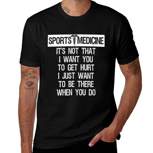 Sports Medicine Graphic Funny T-shirt  Easy-care T-Shirt
