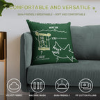 Farewell And Adieu... Soft Reinforced Edging Throw Pillow