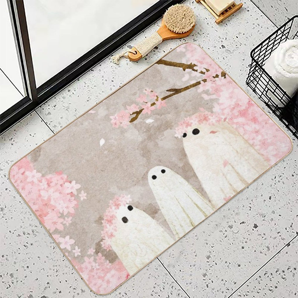 Cherry Blossom Party  Toxin-Free Bath Mat