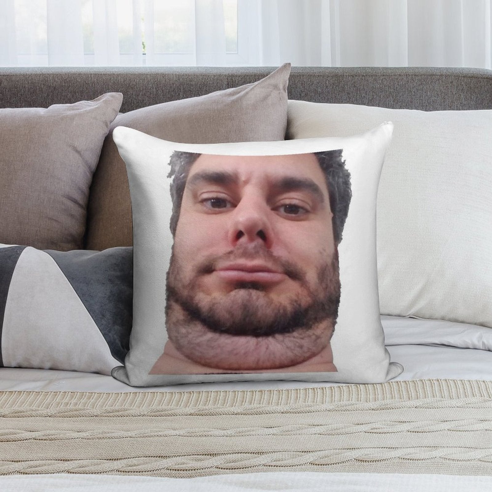 Ethan H3h3 Soft Durable Construction Throw Pillow