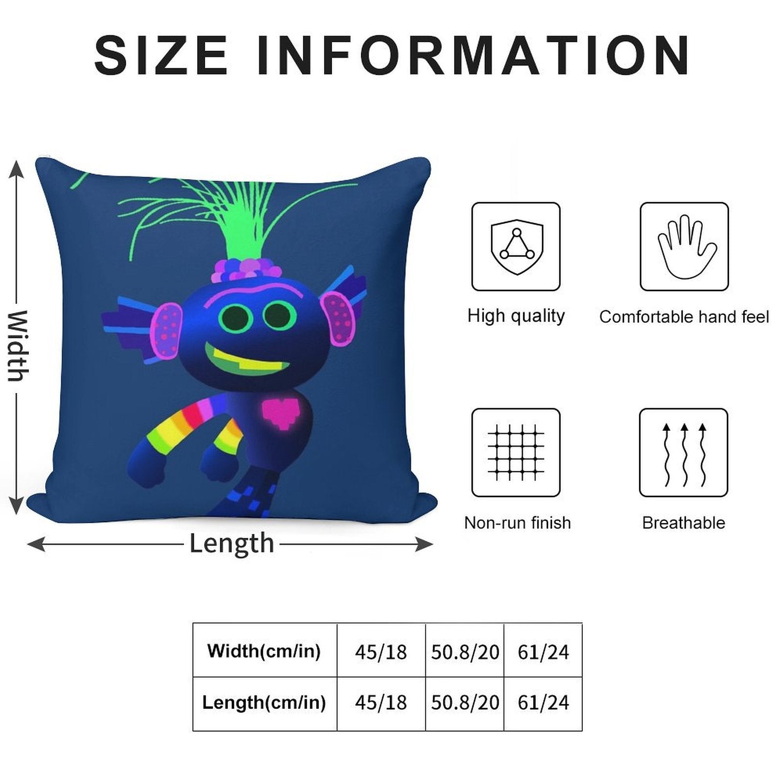 King Trollex Soft Gift Ready Throw Pillow