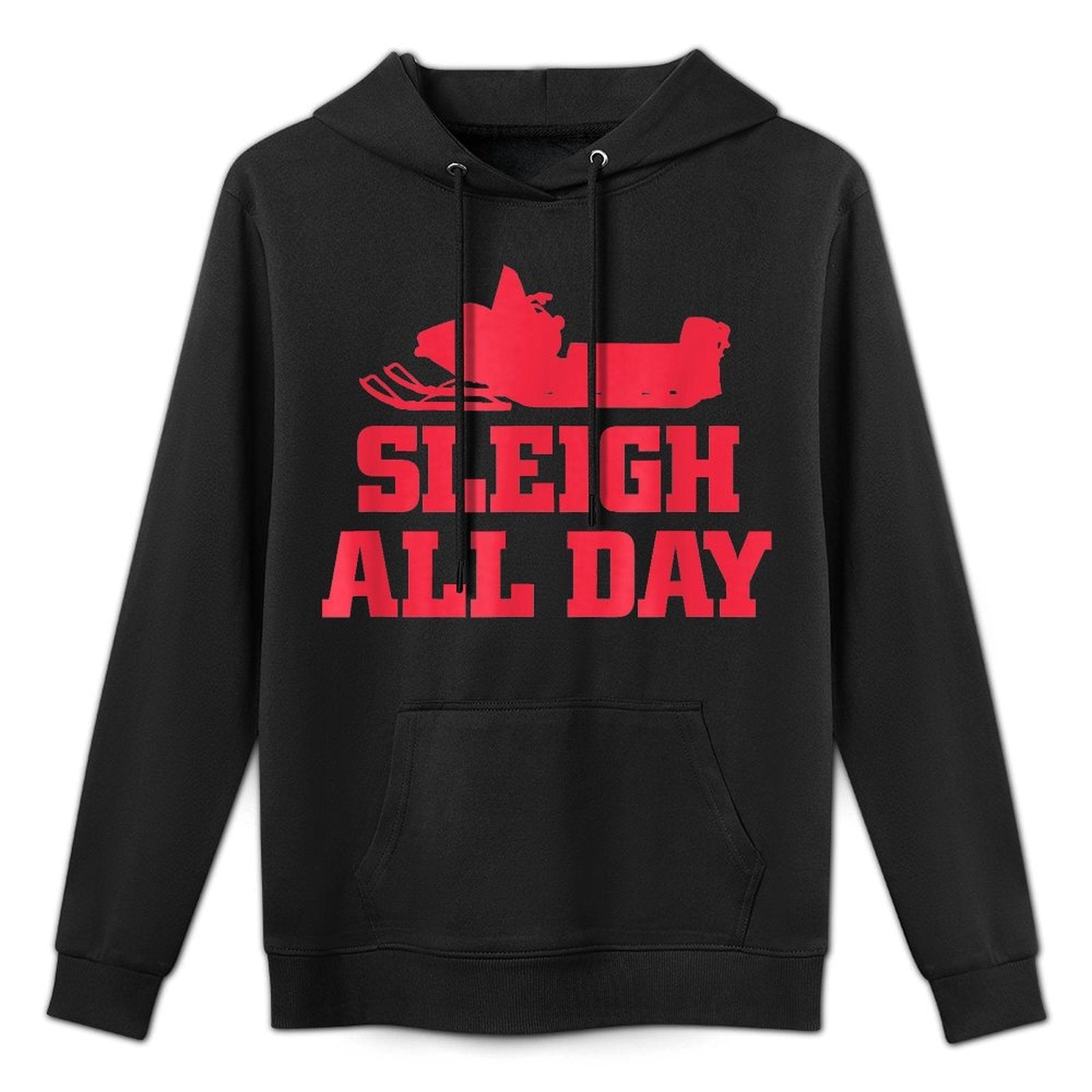 Snowmobile Christmas Sleigh All Day All-Day Comfort Hoodie