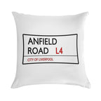 Lfc Anfield Road Soft High-Density Material Throw Pillow