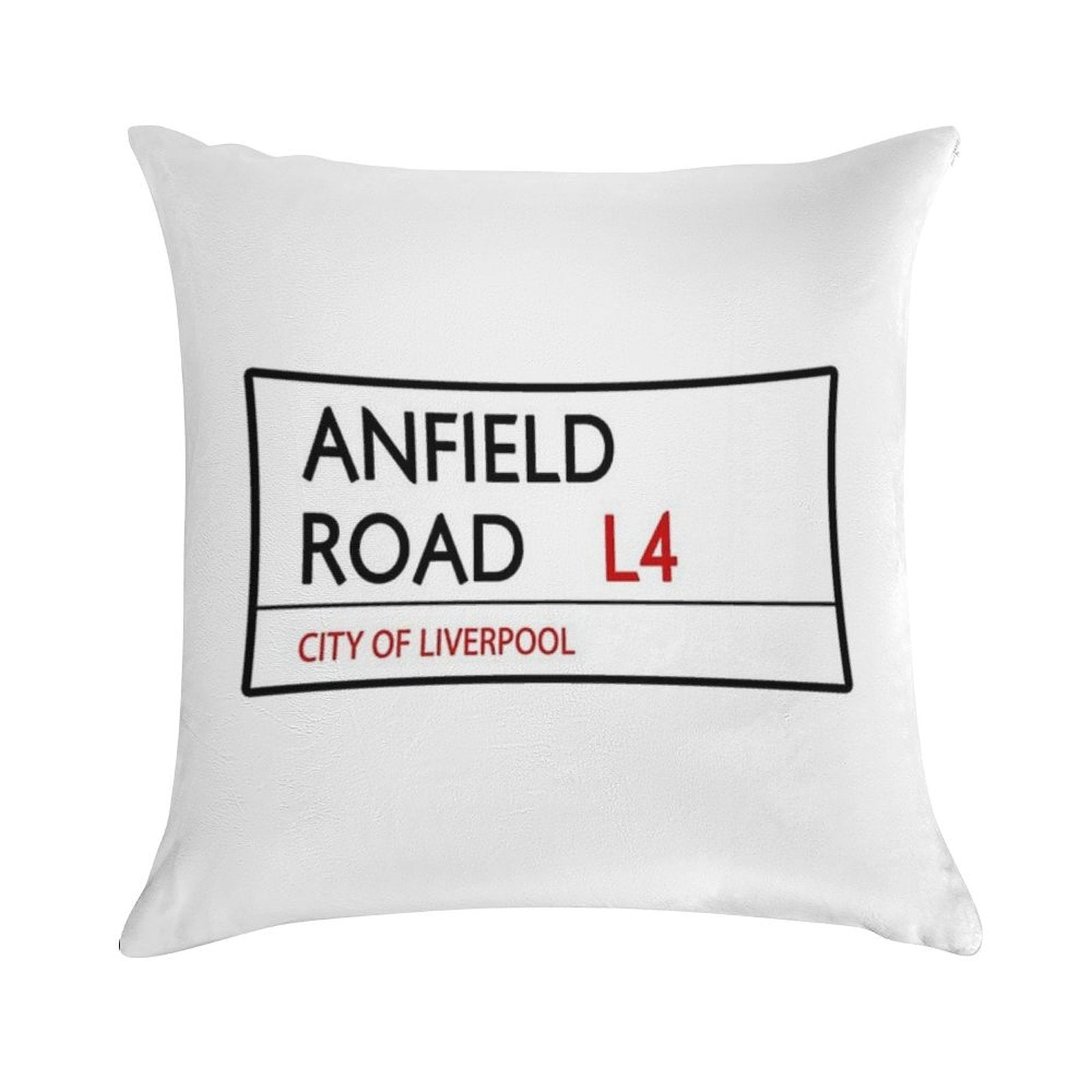 Lfc Anfield Road Soft High-Density Material Throw Pillow