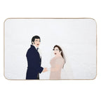 Bridgerton - Penelope And Colin at Their Wedding  Stain-Proof Bath Mat