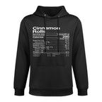 Cinnamon Rolls Nutrition Facts Christmas Thanksgiving Gift Durable Construction Hoodie