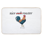 Nice Rooster My Lord  Toxin-Free Bath Mat
