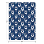 MELBOURNE VICTORY FC Quick-dry Throw Blanket