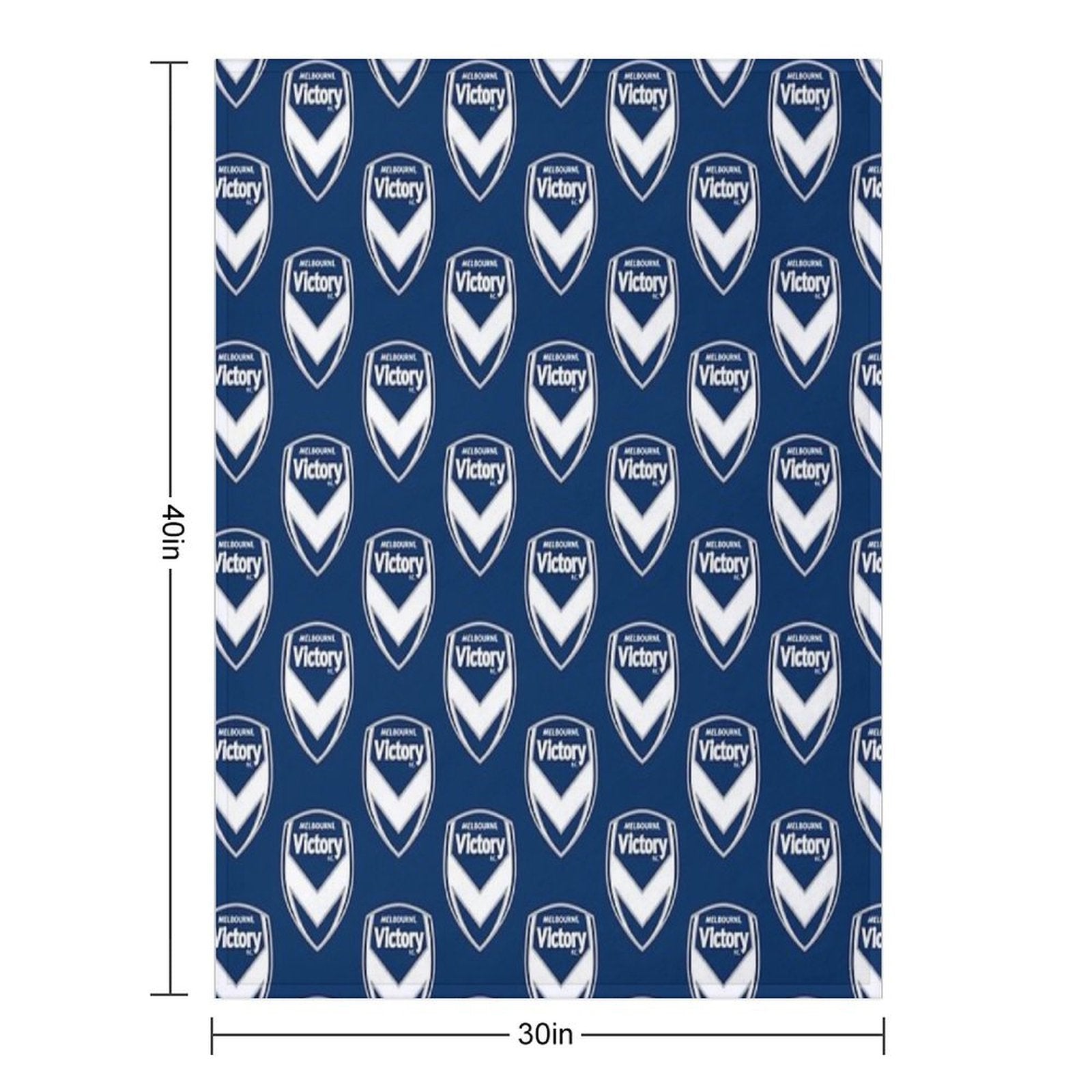 MELBOURNE VICTORY FC Quick-dry Throw Blanket