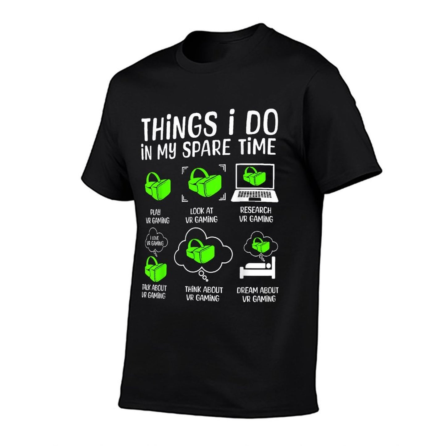 Virtual Reality VR For Men Boys Gaming Gamer Headset  Moisture-wicking T-Shirt