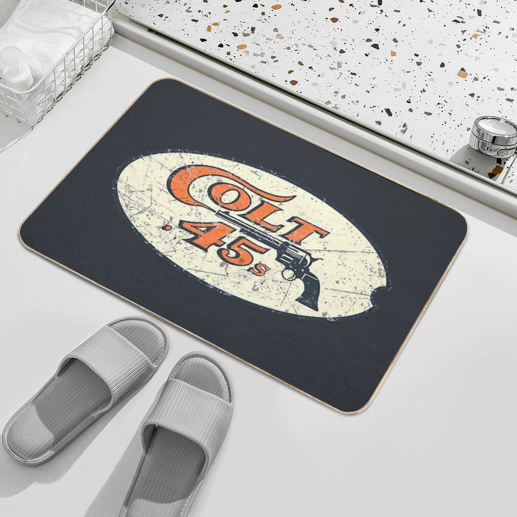 Colt 45 Pistol Vintage  Slip-Resistant Bath Mat