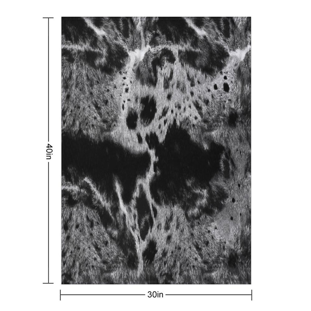 Catahoula Leopard Dog Fur Blue Merle Durable Throw Blanket