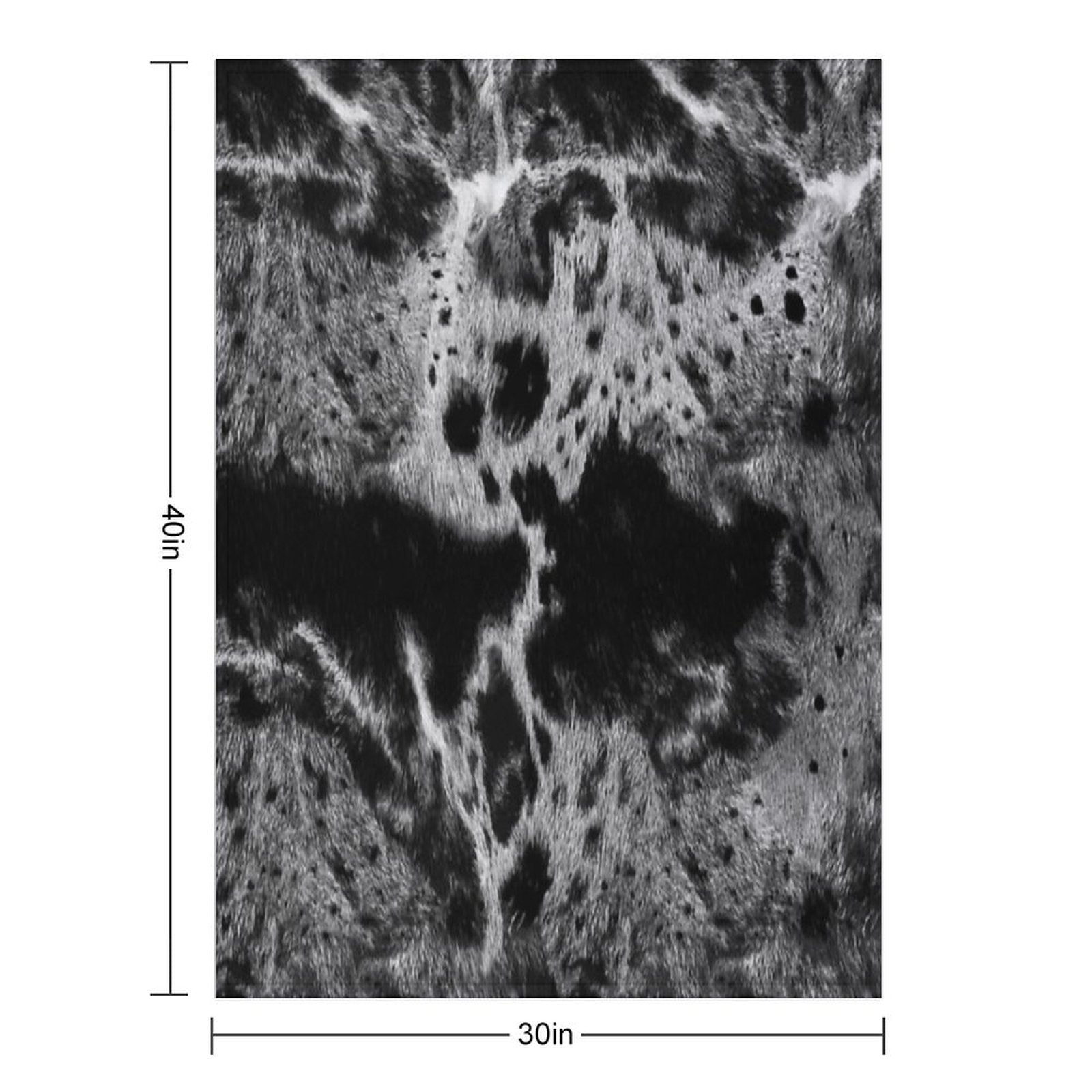 Catahoula Leopard Dog Fur Blue Merle Durable Throw Blanket