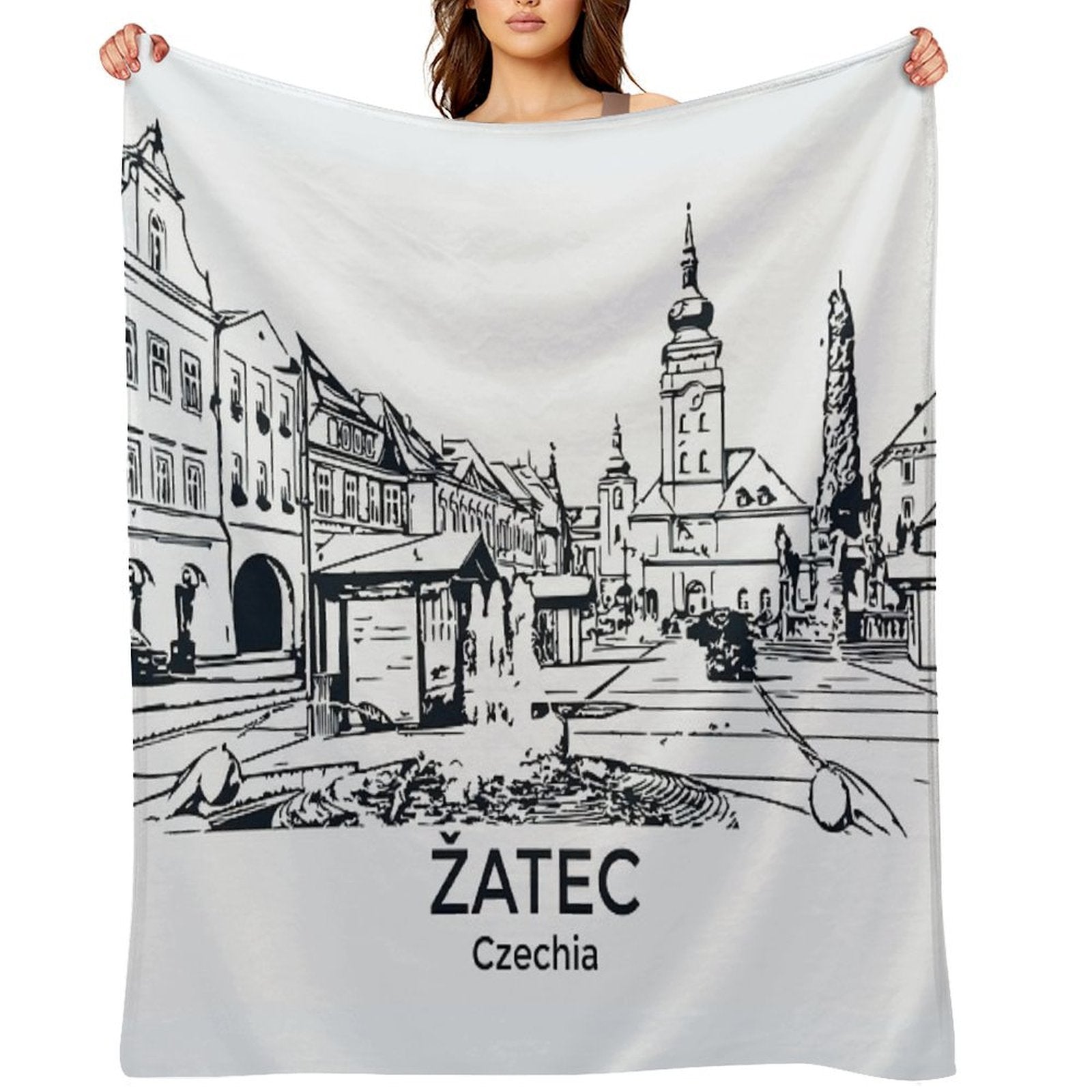 Žatec - Czechia Comfort Throw Blanket
