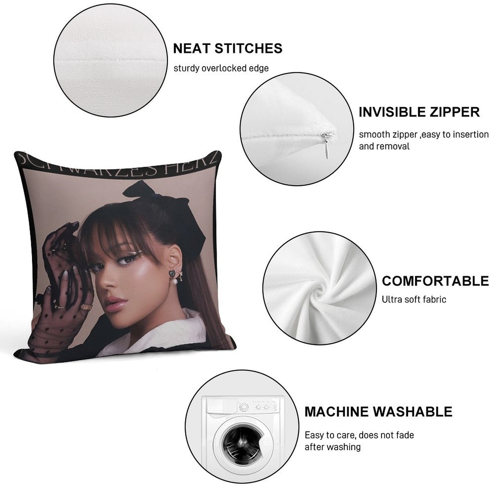 Ayliva Soft Fade-Resistant Throw Pillow