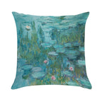 Water Lilies by Monet, 1915 Soft Shrink-Resistant Throw Pillow