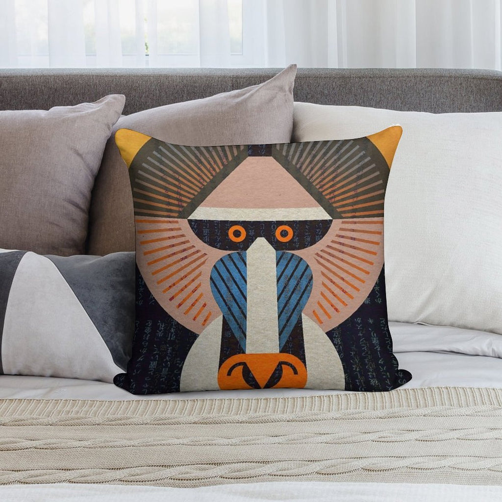 Mandrill Soft Luxury Feel Throw Pillow