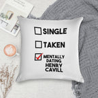 Henry Cavill Dating Soft Decorative Cover Throw Pillow
