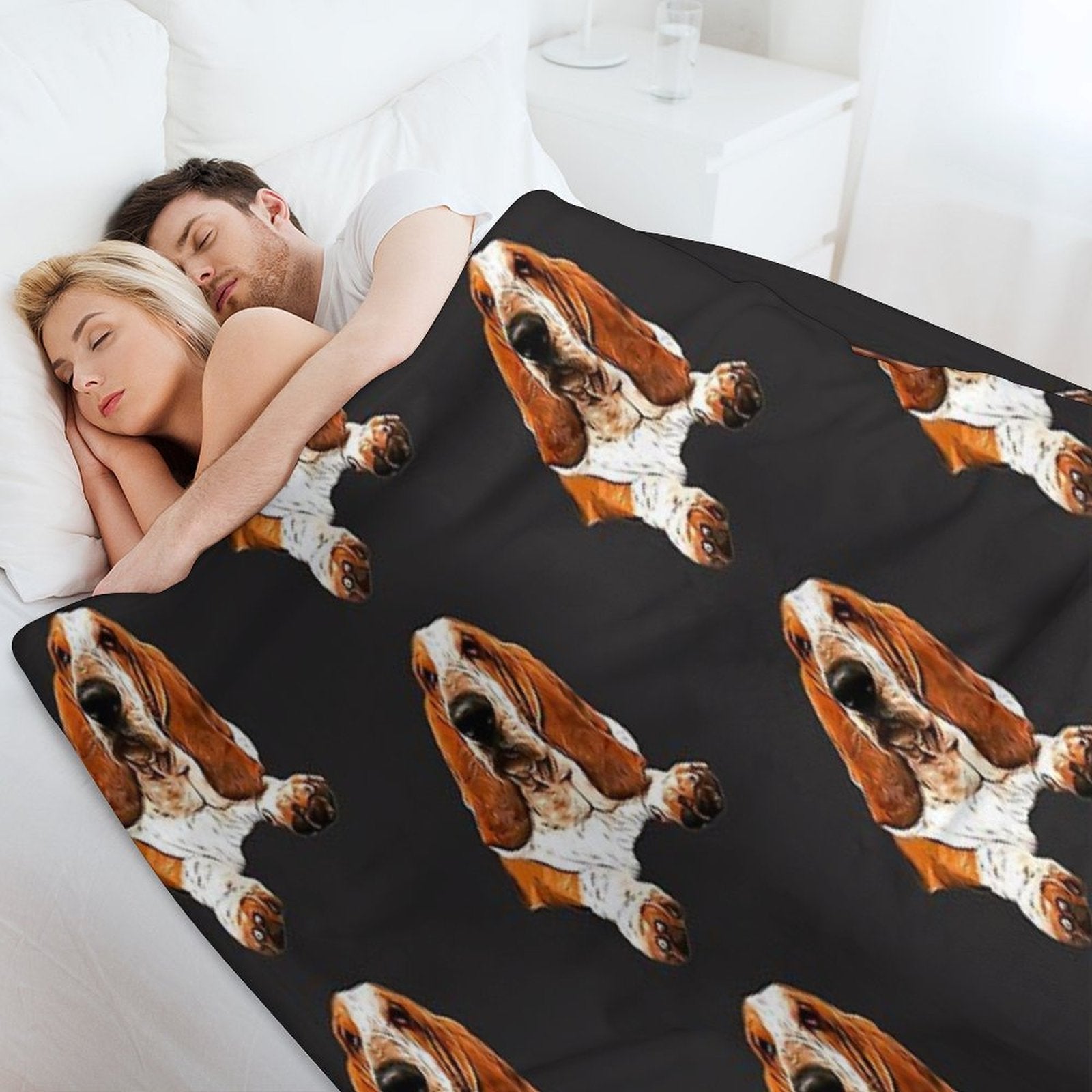 Basset Hound - The Gorgeous Look! Comfort Throw Blanket