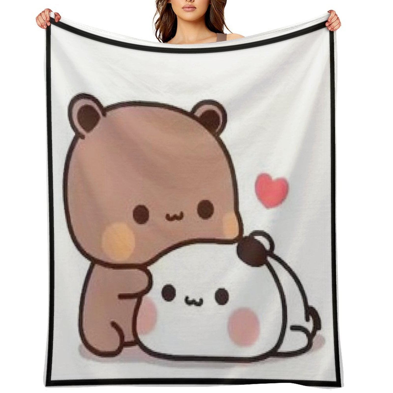 Milk And Mocha Together Comfort Throw Blanket