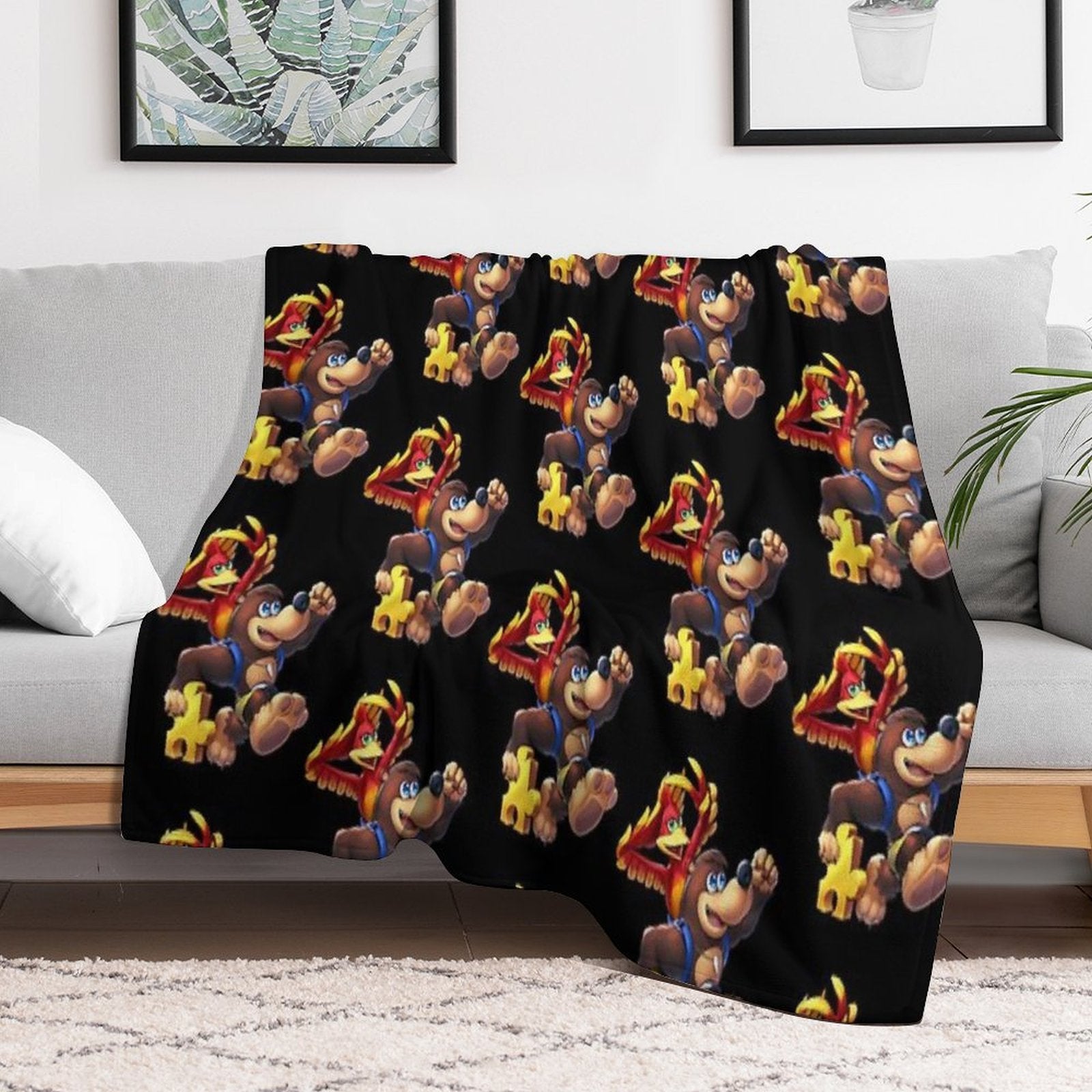 Banjo & Kazooie (Ultimate) Classic T-Shirt Eco-conscious Throw Blanket