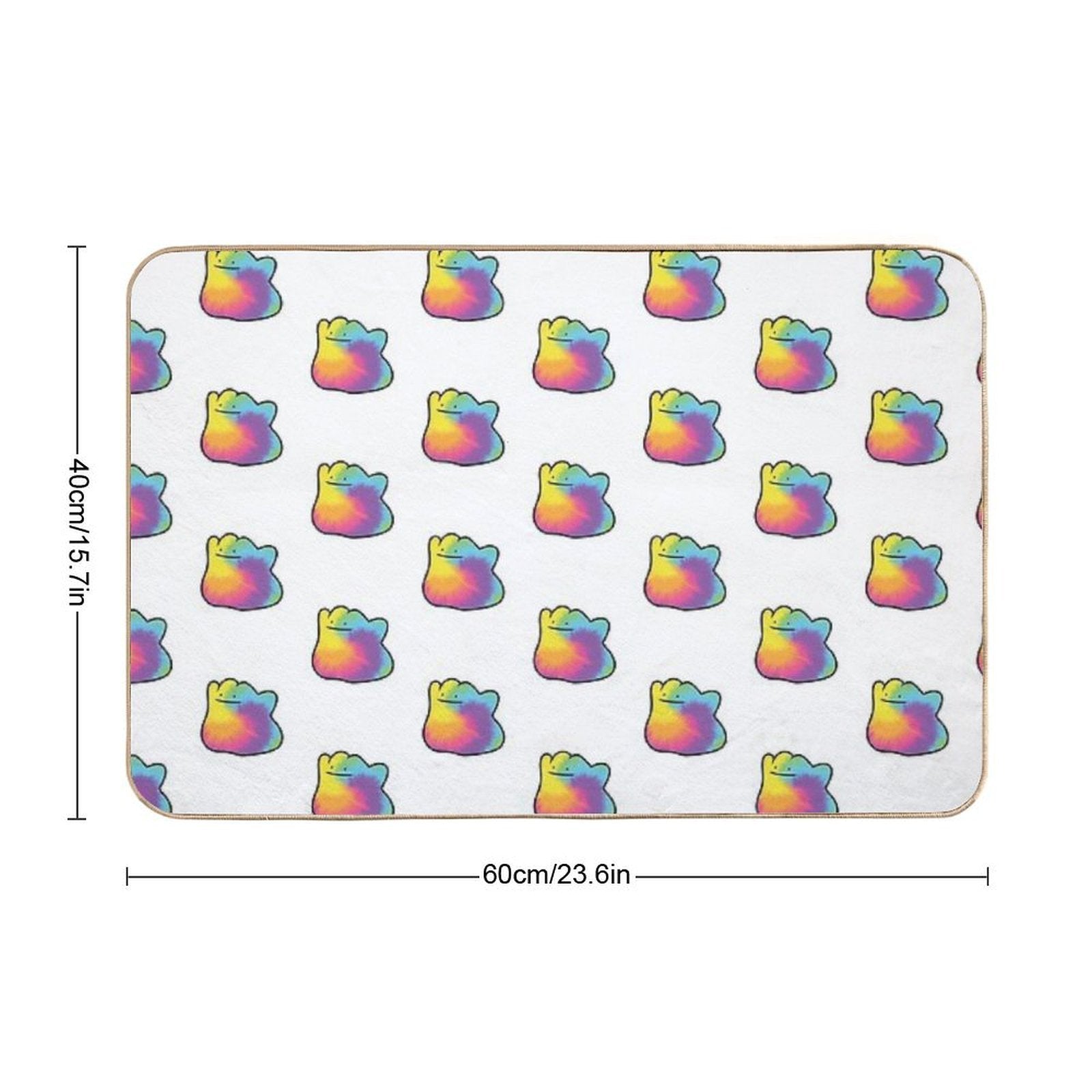 Ditto Tie-Dye  Non-Slip Bath Mat