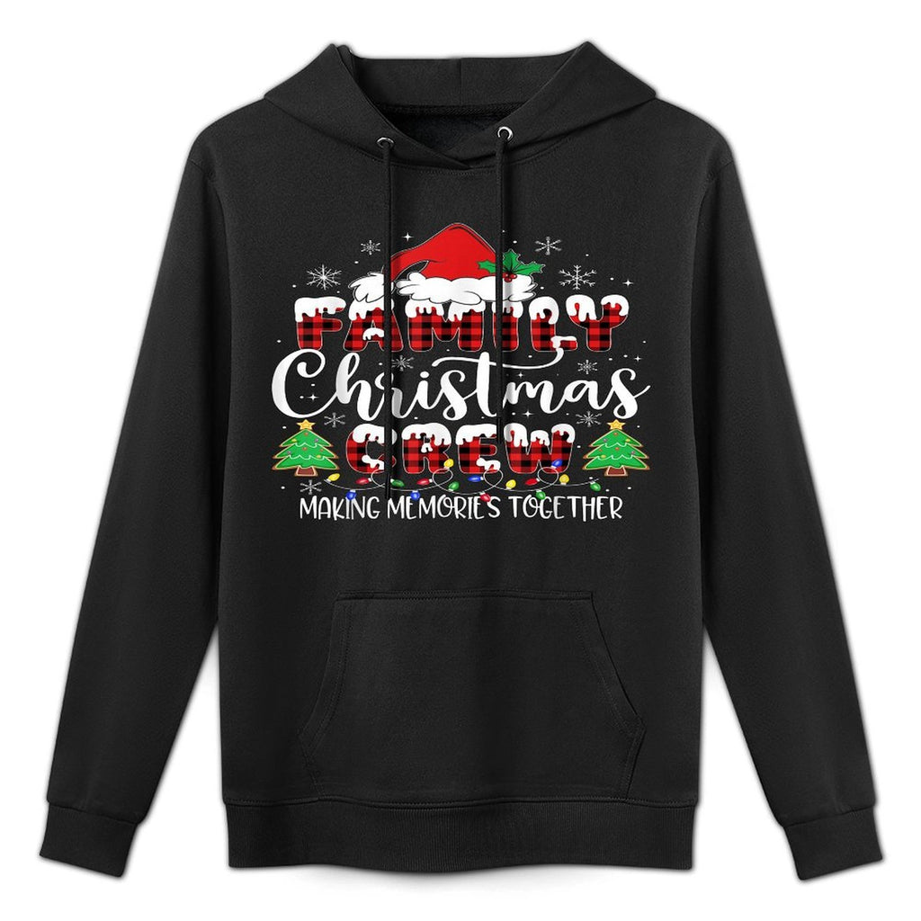 Family Christmas Crew Making Memories Matching Pajamas Moisture-Wicking Hoodie