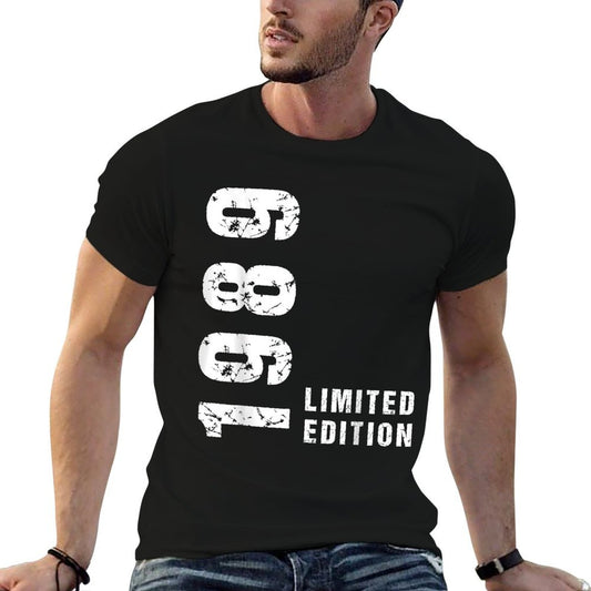 36th Birthday Gifts Men Women 36 Years Old Vintage 1989  High-quality Stitching T-Shirt