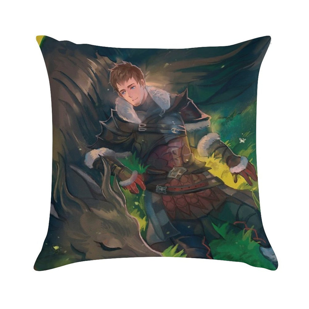 Ardbert & Seto Soft Shrink-Resistant Throw Pillow