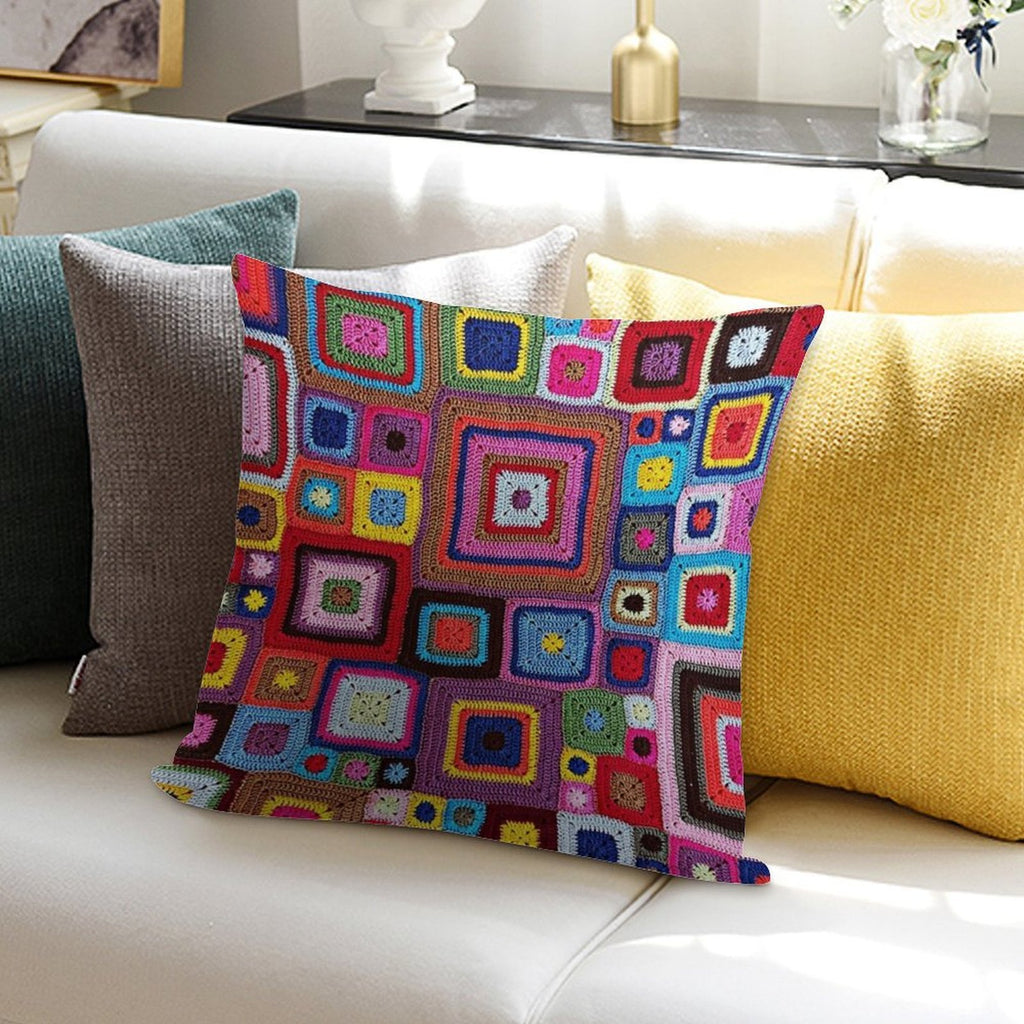 Cozy Crochet Soft Luxury Feel Throw Pillow
