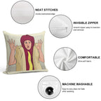 RANDOM Soft Bedroom Essential Throw Pillow