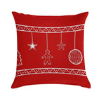 Christmas Decorations Soft Washable Throw Pillow