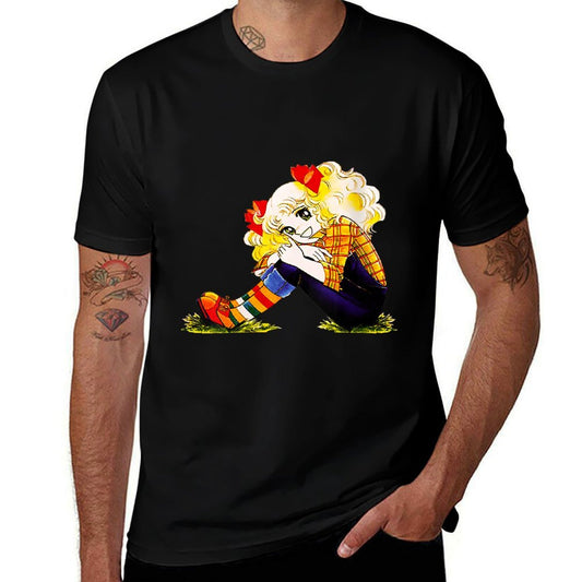Womens Japanese Candy Retro Vintage 80s Streetwear Anime Manga  Trendy Pattern T-Shirt