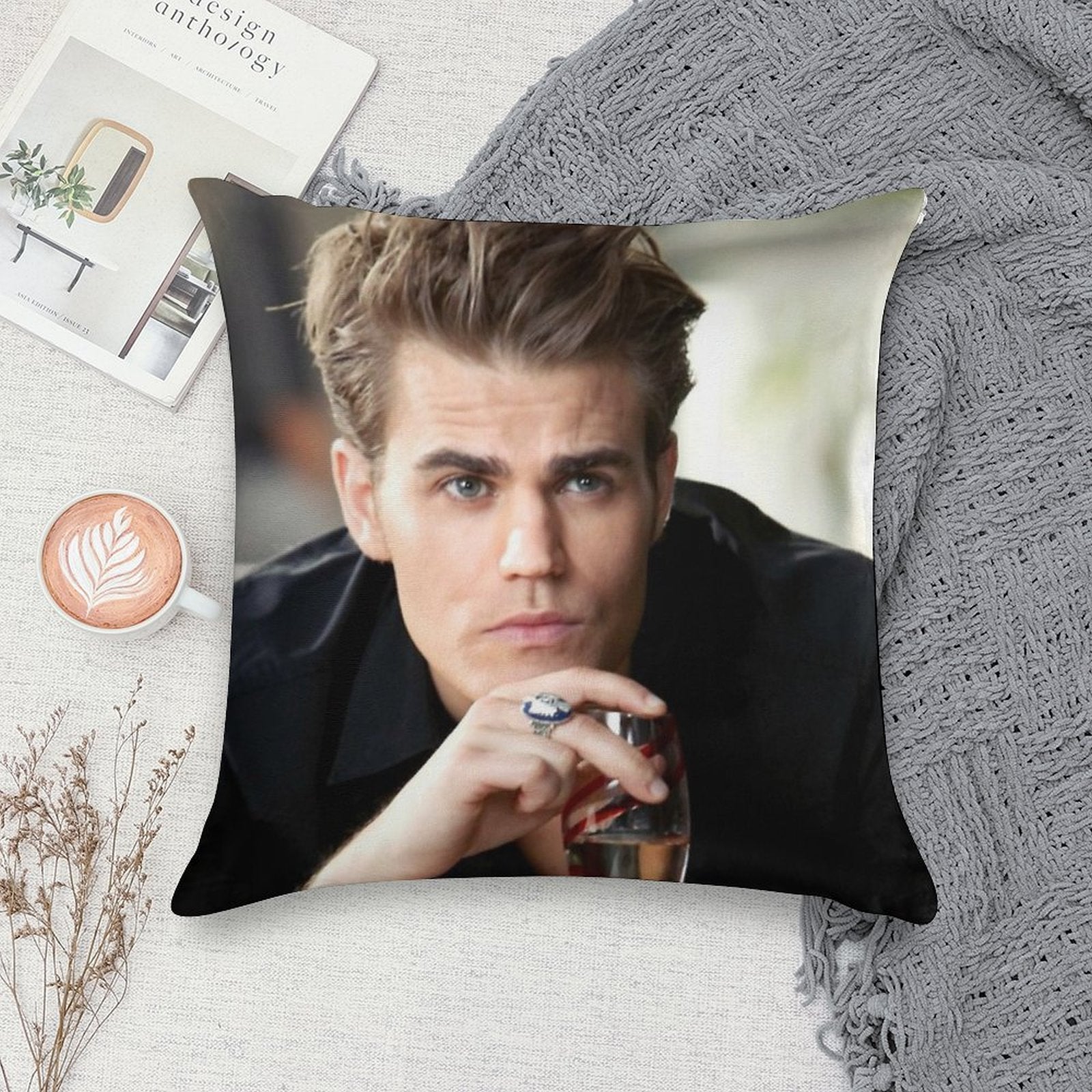 Stefan Soft Decorative Cover Throw Pillow